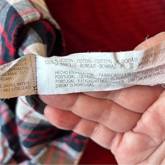 Zara Buffalo Plaid Snap Flannel Shirt. Size Medium. - Picture 15 of 15